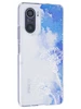 Силиконовый чехол Clear для Xiaomi Poco F3 / Mi 11i василек