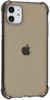 Силиконовый чехол Alfa clear strips для iPhone 11 прозрачный черный