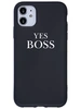 Силиконовый чехол Soft для iPhone 11 yes boss