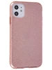 Силиконовый чехол Glitter colors для iPhone 11 розовый