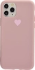 Силиконовый чехол Warm heart для IPhone 11 Pro карамельный розовый