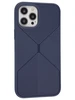 Силиконовый чехол X line для iPhone 12 Pro Max синий