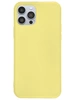 Силиконовый чехол Soft для IPhone 12, 12 Pro желтый