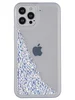 Силиконовый чехол Diamond sand для IPhone 12, 12 Pro перламутровый