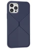 Силиконовый чехол X line для IPhone 12, 12 Pro синий