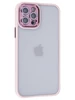 Пластиковый чехол Edging для iPhone 12 Pro розовый