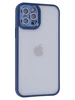 Пластиковый чехол Edging для iPhone 12 Pro синий