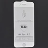 Защитное стекло КейсБерри для iPhone 6, 6S 5D белое