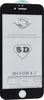 Защитное стекло КейсБерри GT для iPhone 6, 6S 5D черное