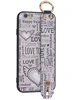 Силиконовый чехол Flower для iPhone 6, 6S Love серый