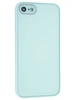 Силиконовый чехол Glass для iPhone 7, 8, SE 2020, SE 2022 бирюзовый