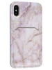 Силиконовый чехол Art Case для iPhone X, XS, 10 Белый мрамор