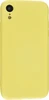 Силиконовый чехол Soft для iPhone XR желтый