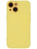 Силиконовый чехол Soft edge №2 для iPhone 13 mini желтый