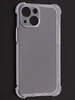 Силиконовый чехол Alfa clear strips для iPhone 13 mini прозрачный (защита камеры)