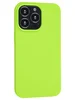 Силиконовый чехол Silicone Case для iPhone 13 Pro зеленый неон