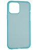 Силиконовый чехол Clear для iPhone 13 Pro Max голубой