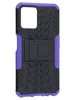Пластиковый чехол Antishock для Realme 8i черно-фиолетовый