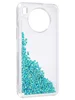 Силиконовый чехол Diamond sand для Huawei Honor 50 Lite / Nova 8i голубой