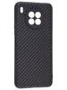 Силиконовый чехол Carboniferous для Huawei Honor 50 Lite / Nova 8i черный