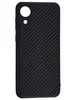 Силиконовый чехол Carboniferous для Samsung Galaxy A03 Core черный