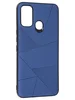 Силиконовый чехол Abstraction для Tecno Spark 7 синий