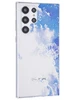 Силиконовый чехол Clear для Samsung Galaxy S22 Ultra василек
