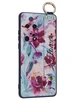 Силиконовый чехол Flower для Huawei P50 Pro Акварельные цветы (с ручкой)