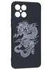 Силиконовый чехол Soft edge для Huawei Honor X8 4G китайский дракон
