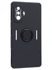 Силиконовый чехол Stocker edge для Xiaomi Poco F4 GT черный с кольцом