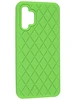 Силиконовый чехол Silicone Grid для Samsung Galaxy A13 4G ярко-зеленый