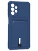 Силиконовый чехол Pocket для Samsung Galaxy A13 4G синий