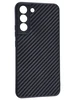 Силиконовый чехол Carboniferous для Samsung Galaxy S22 Plus черный