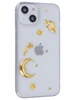 Силиконовый чехол Cosmos для iPhone 14 Луна