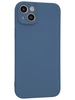 Силиконовый чехол Soft edge для iPhone 14 Plus / 15 Plus синий