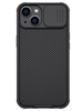 Силиконовый чехол Nillkin Camshield Pro для iPhone 14 Plus / 15 Plus черный (для MagSafe)