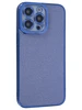 Силиконовый чехол Shine для iPhone 14 Pro Max синий