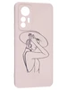 Силиконовый чехол Soft edge для Xiaomi 12 Lite силуэт дамы