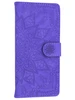 Чехол-книжка Weave Case для Huawei Honor X6 фиолетовая