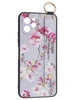 Силиконовый чехол Flower для Huawei Nova Y61 Весенние цветы (с ручкой)
