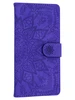 Чехол-книжка Weave Case для Oppo A17K фиолетовая