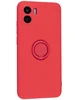 Силиконовый чехол Stocker Plus для Xiaomi Redmi A1 / Redmi A2 красный с кольцом