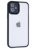 Пластиковый чехол Edging для iPhone 12 черный