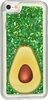 Силиконовый чехол Brilliant sand для iPhone 5, 5S, SE Авокадо зеленое конфетти