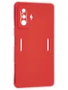 Силиконовый чехол Soft edge для Xiaomi Poco F4 GT красный