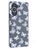 Силиконовый чехол Clear для Huawei Nova 10 Pro белые бабочки