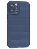 Силиконовый чехол Huandun case для iPhone 12 Pro Max синий