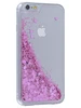 Силиконовый чехол Brilliant sand для iPhone 6, 6S Розовые сердца