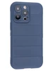 Силиконовый чехол Huandun case для iPhone 13 Pro синий