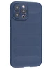 Силиконовый чехол Huandun case для iPhone 13 Pro Max синий